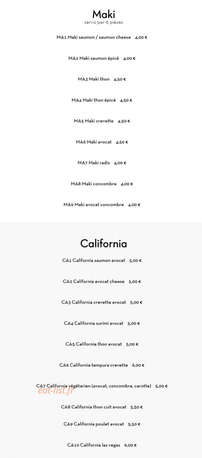 Itouya — carte page 15