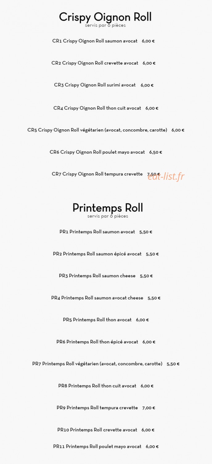 Itouya — carte page 16