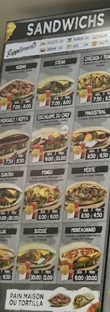 Kb Grill — carte page 2