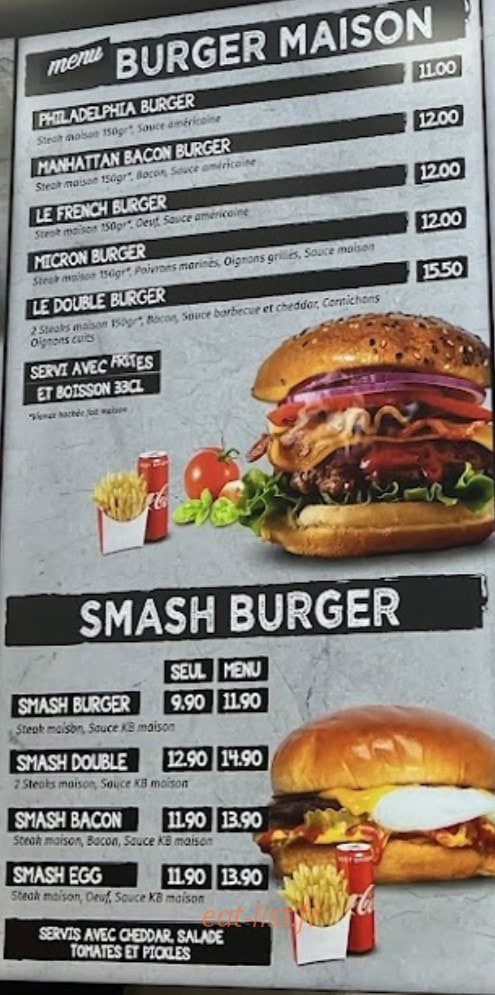 Kb Grill — carte page 4