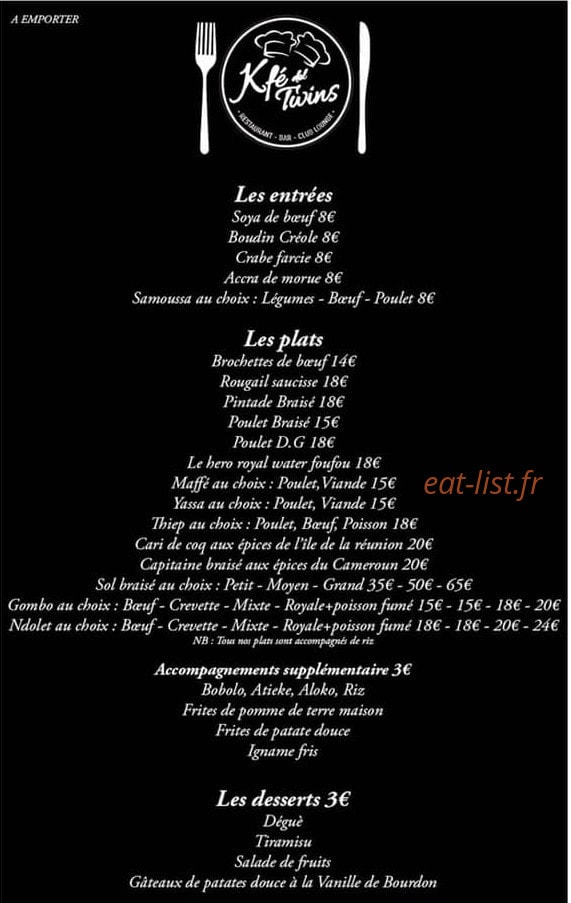 Kfe Del Twins — carte page 2