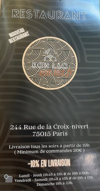 Koh Lao — carte page 1
