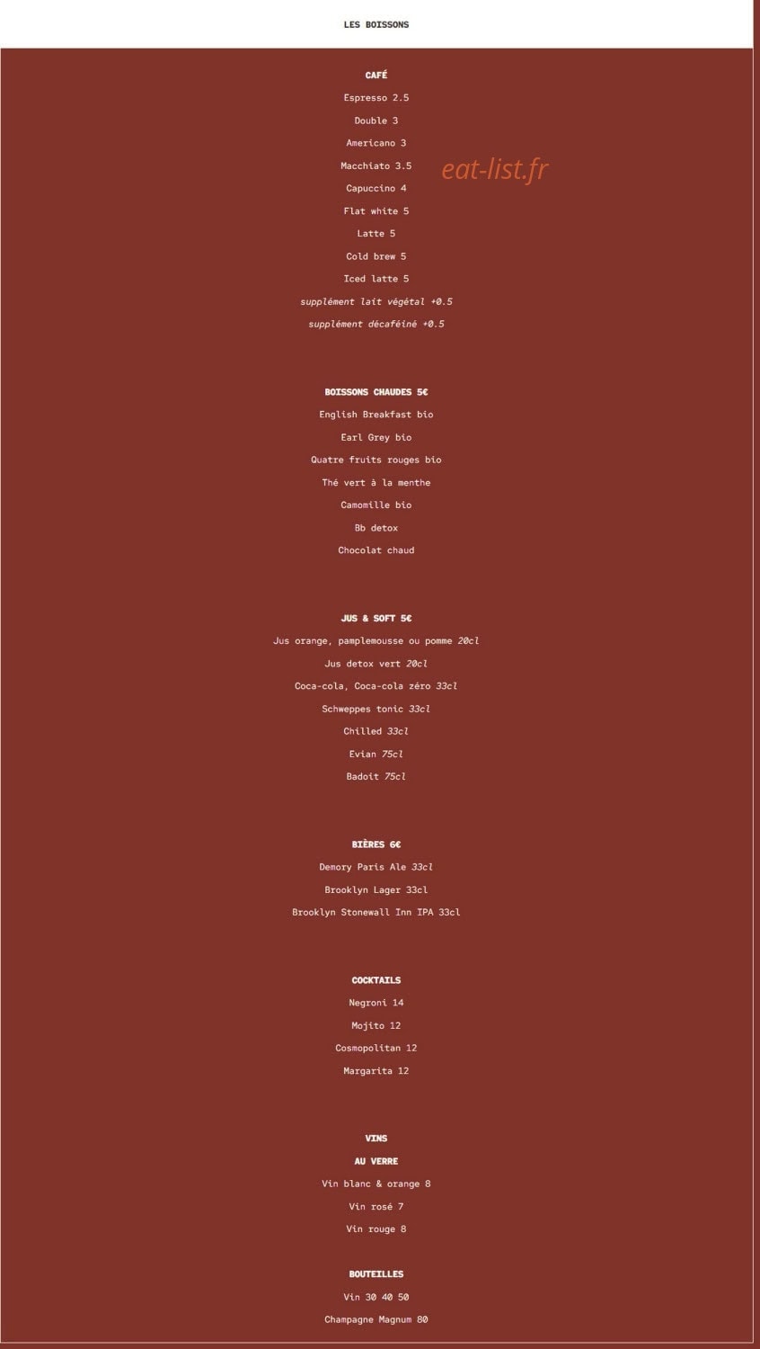 Kraft - La Bonne Table — carte page 3