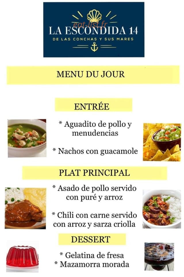 La Escondida — carte page 1