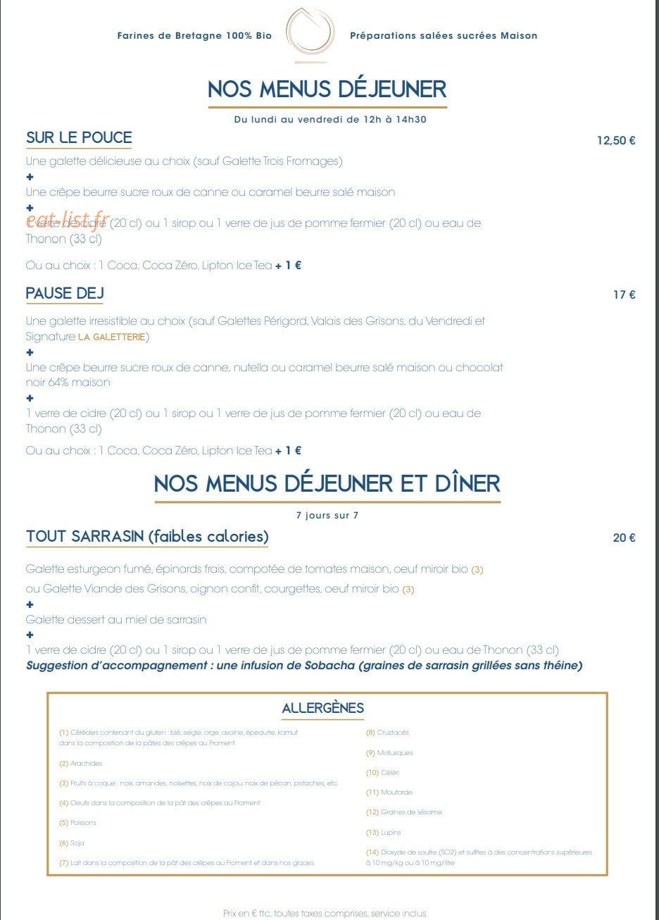 La Galetterie — carte page 5