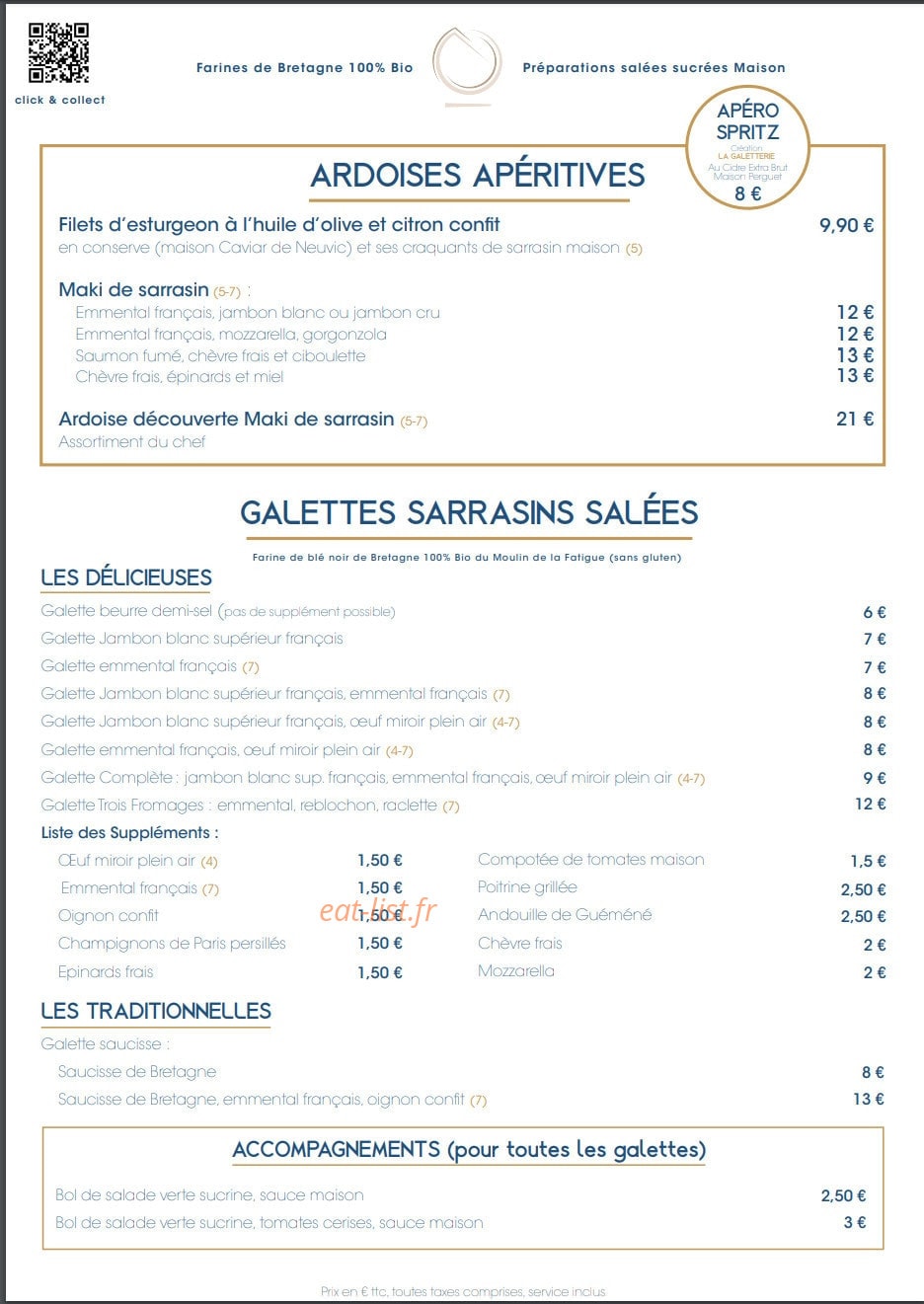 La Galetterie — carte page 2