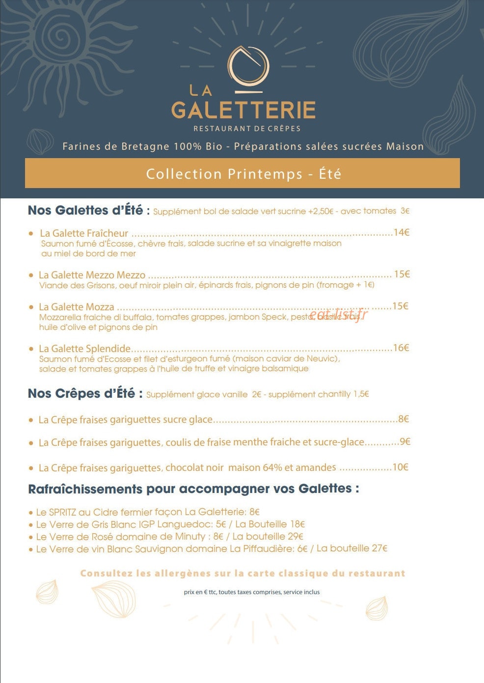 La Galetterie — carte page 1
