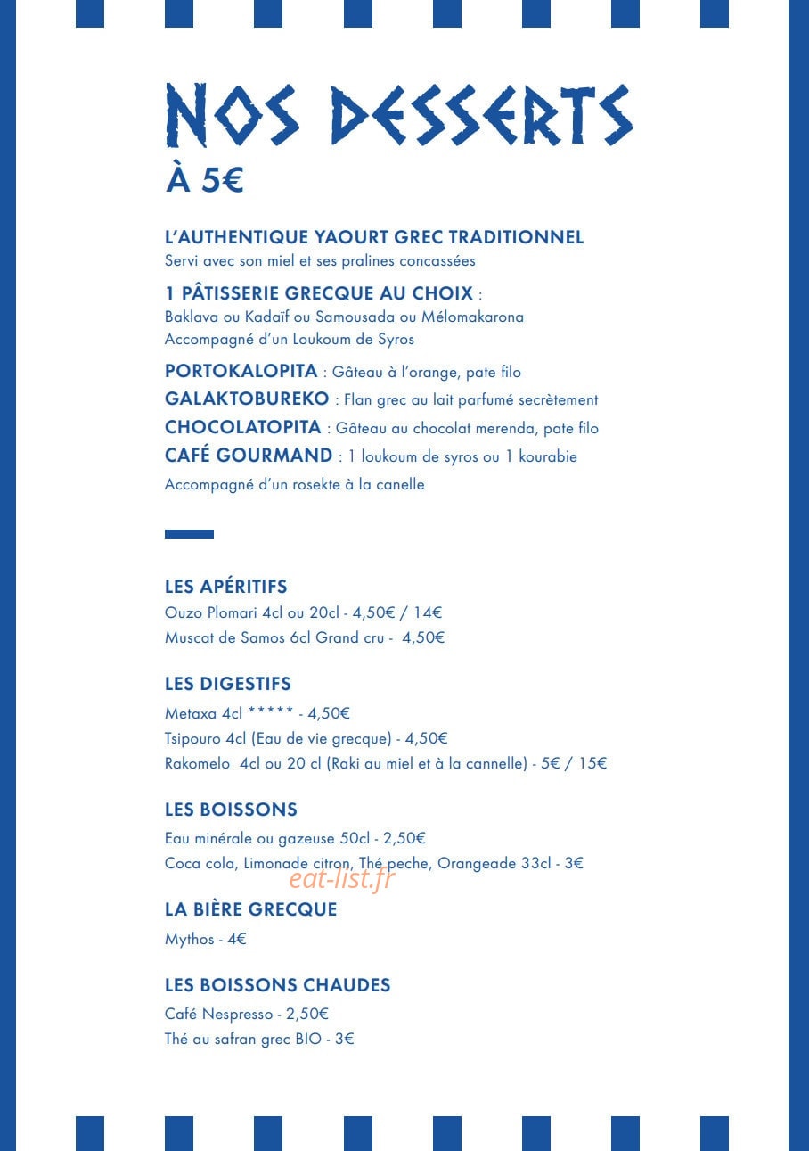 La maison des cyclades — carte page 4