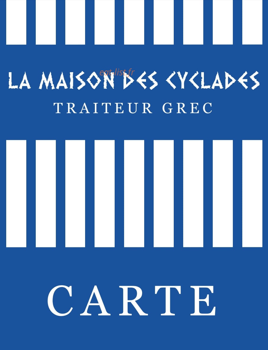 La maison des cyclades — carte page 1