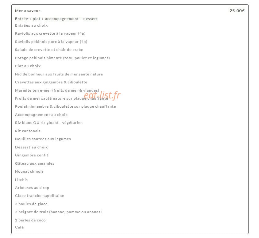 La Maison du Bonheur — carte page 18