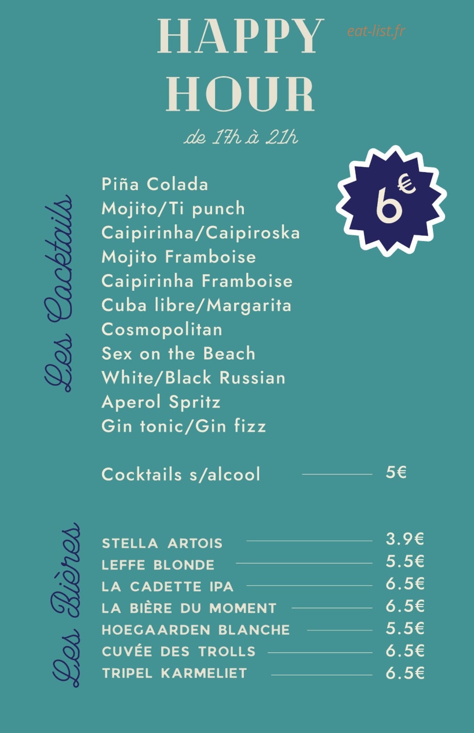 La Marchandise — carte page 2