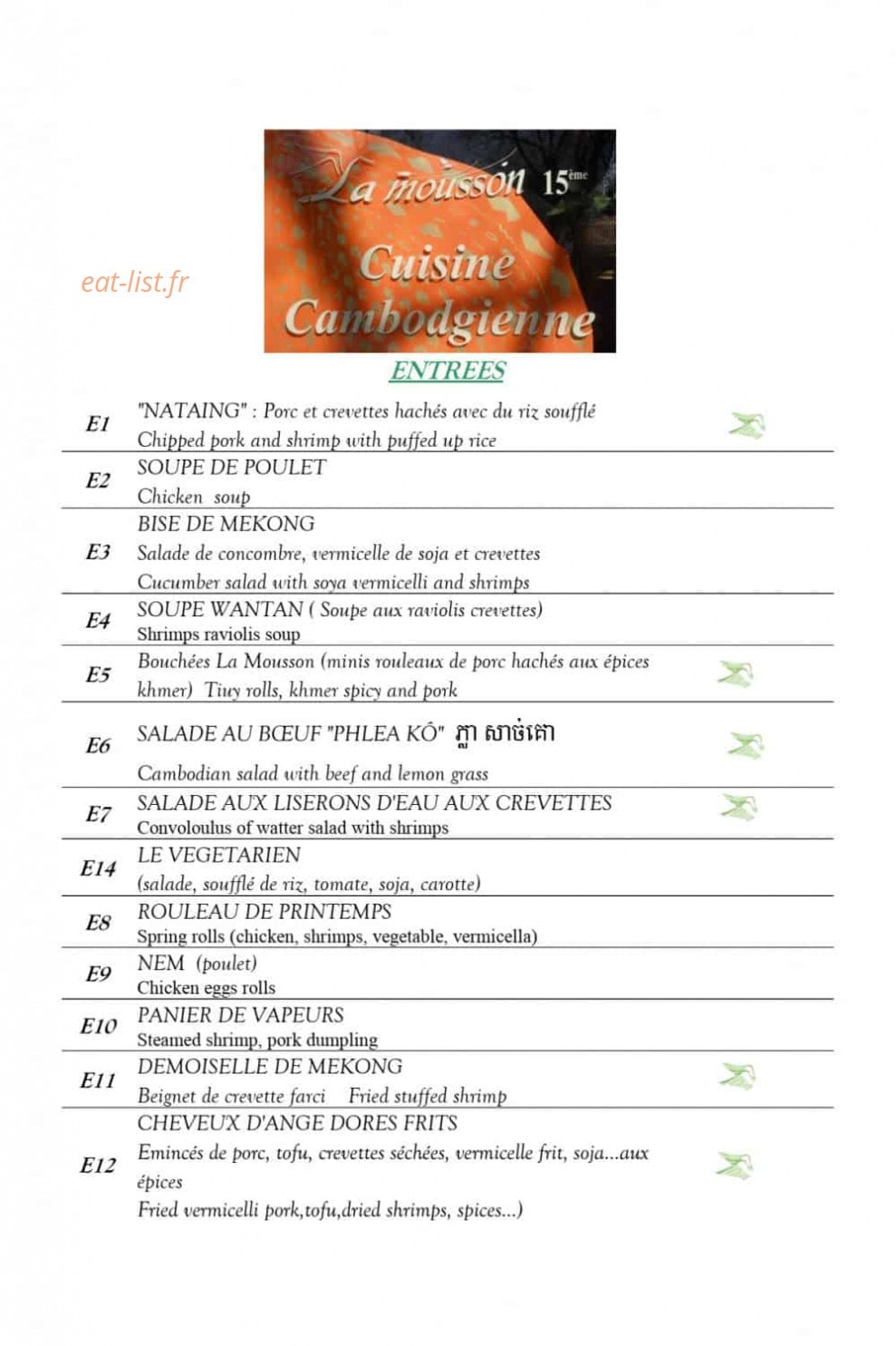 La Mousson — carte page 1