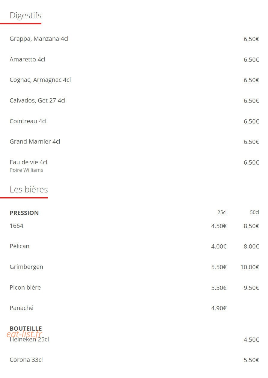 La Parigina — carte page 8