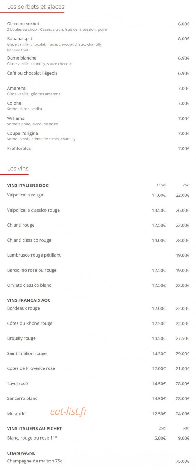 La Parigina — carte page 7