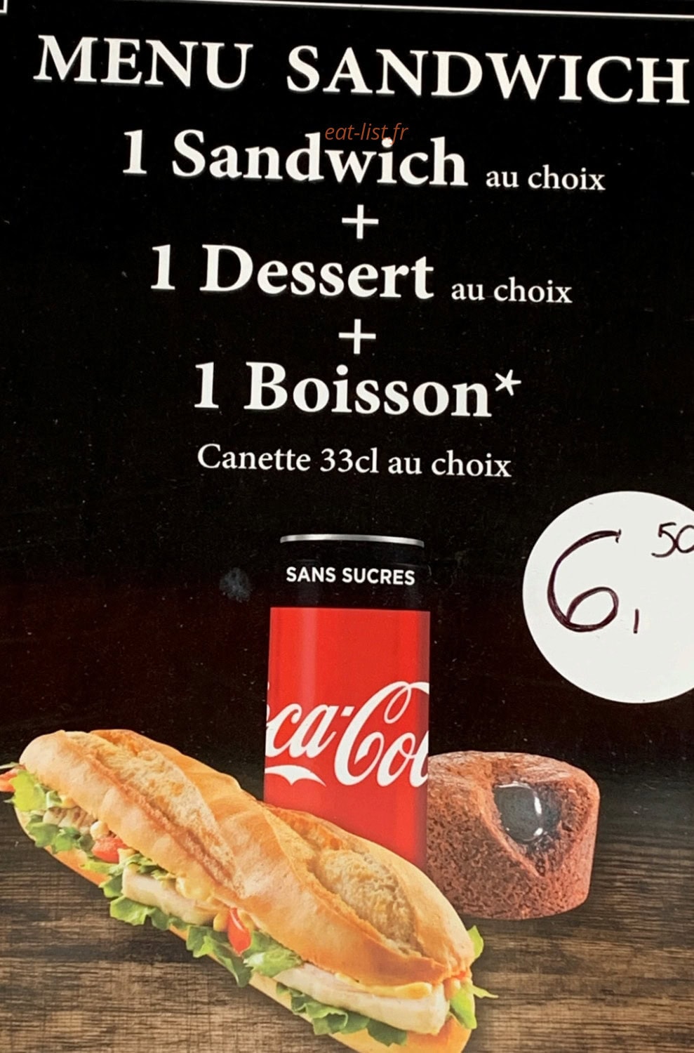 La Sandwicherie du 15e — carte page 4