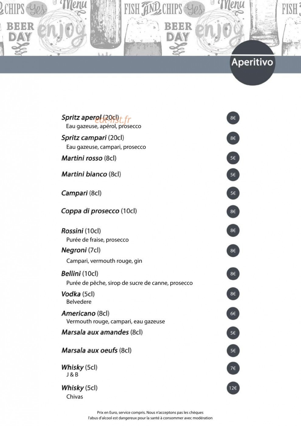 La Vera Pizza Napoletana — carte page 6