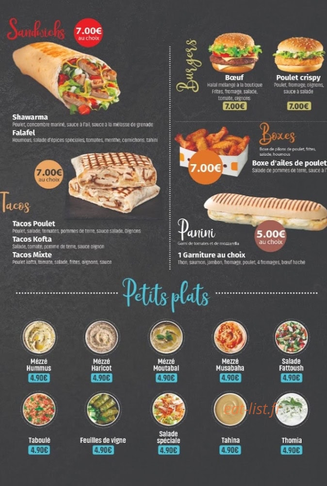 Le 15e  Pizza — carte page 3