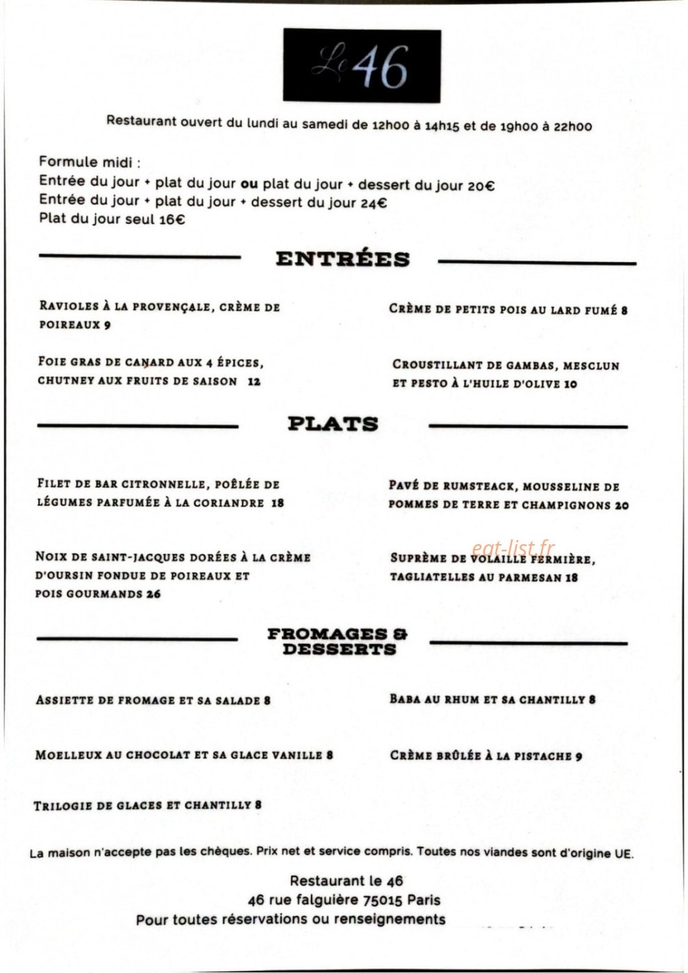 Le 46 — carte page 1
