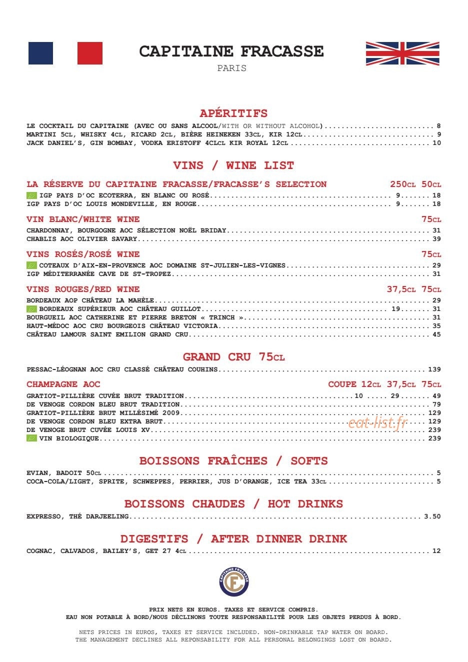 Le Capitaine Fracasse — carte page 1
