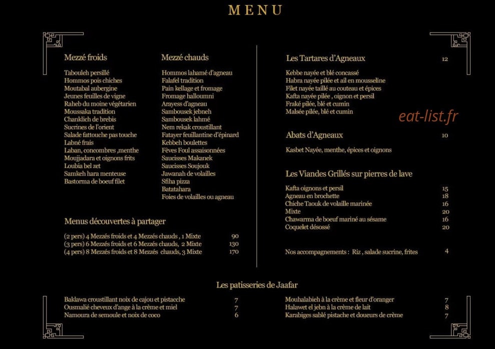 Le Cherine — carte page 1