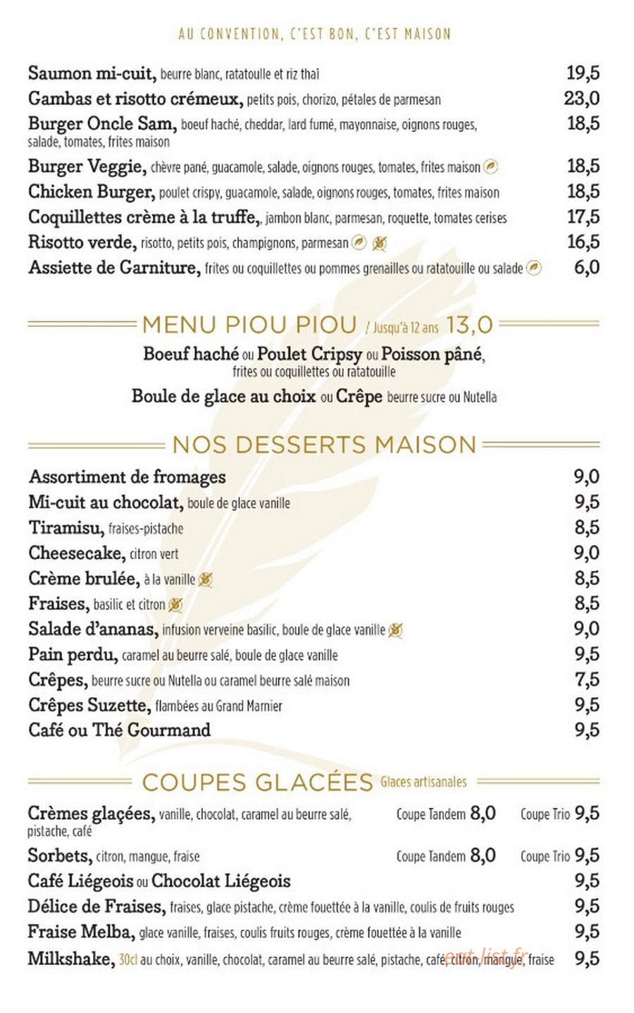 Le Convention — carte page 3