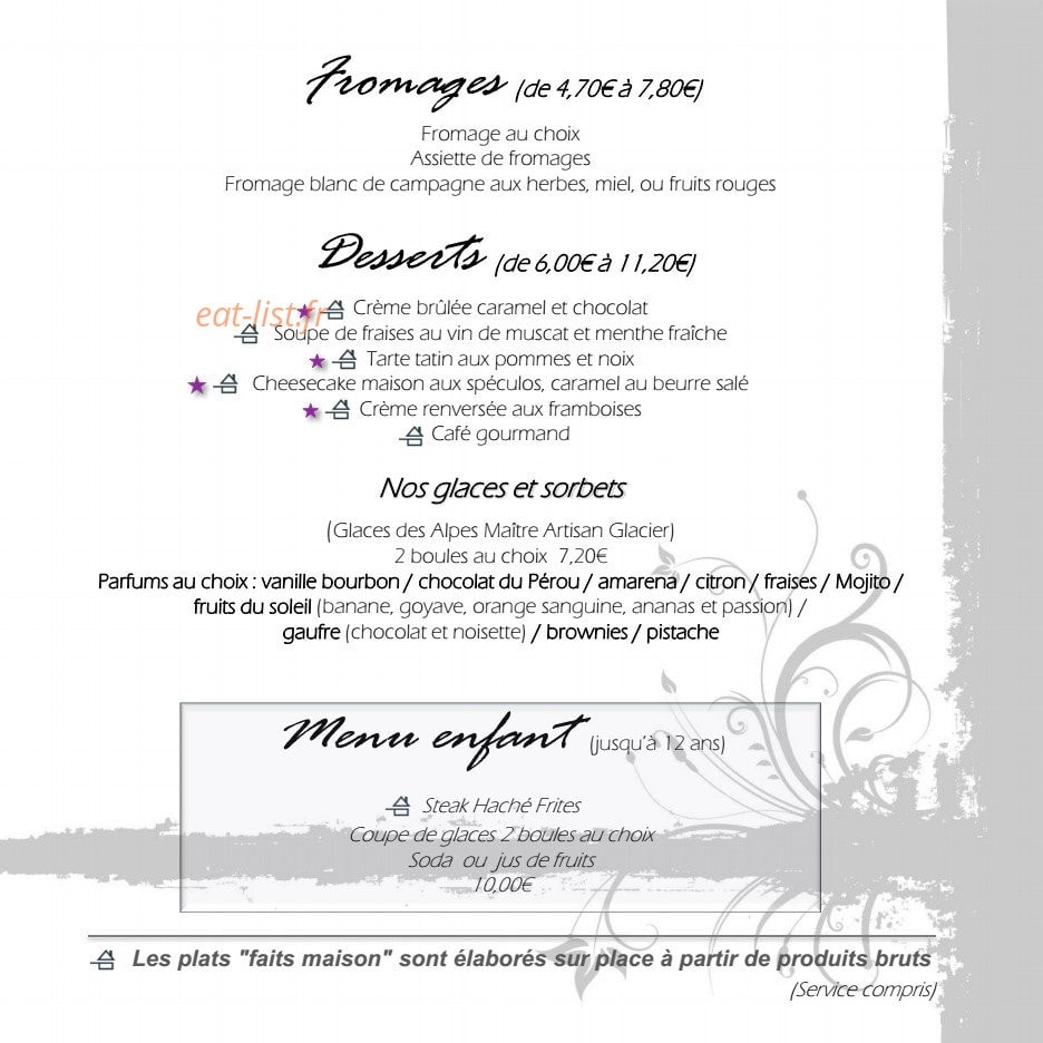 Le Cosy Montparnasse — carte page 4