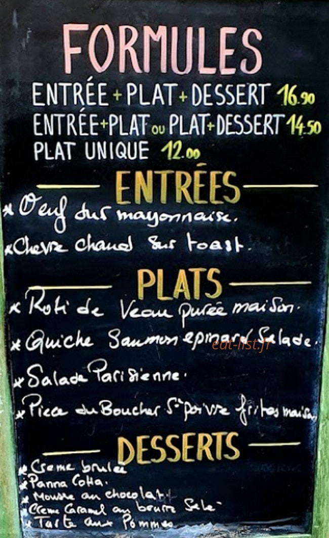 Le Dis Vin — carte page 1