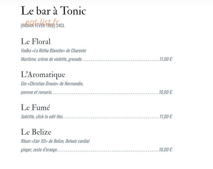 Le Marché — carte page 11