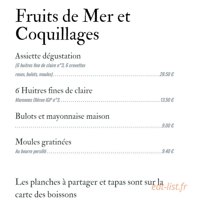 Le Marché — carte page 3