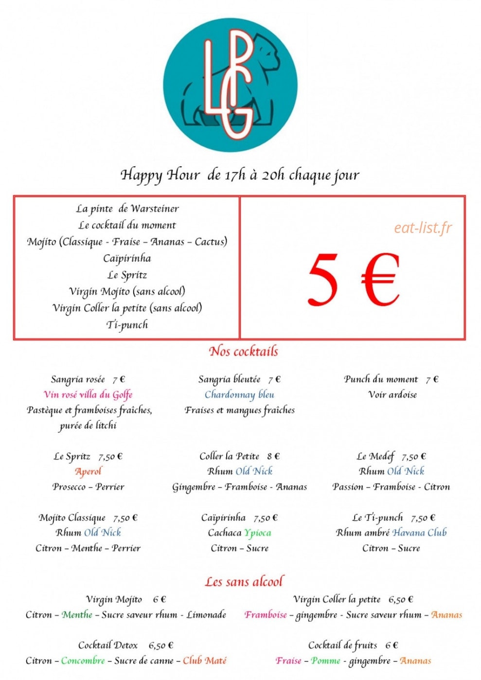 Le petit gorille — carte page 2
