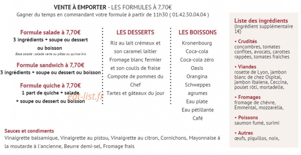 Le Petit Pan — carte page 1