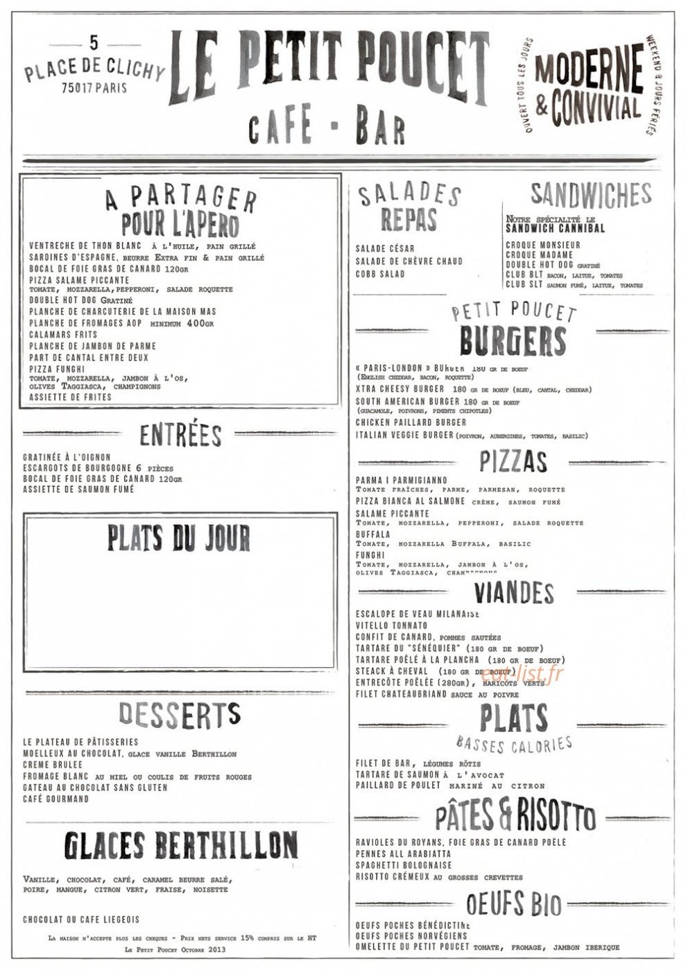 Le Petit Poucet — carte page 1