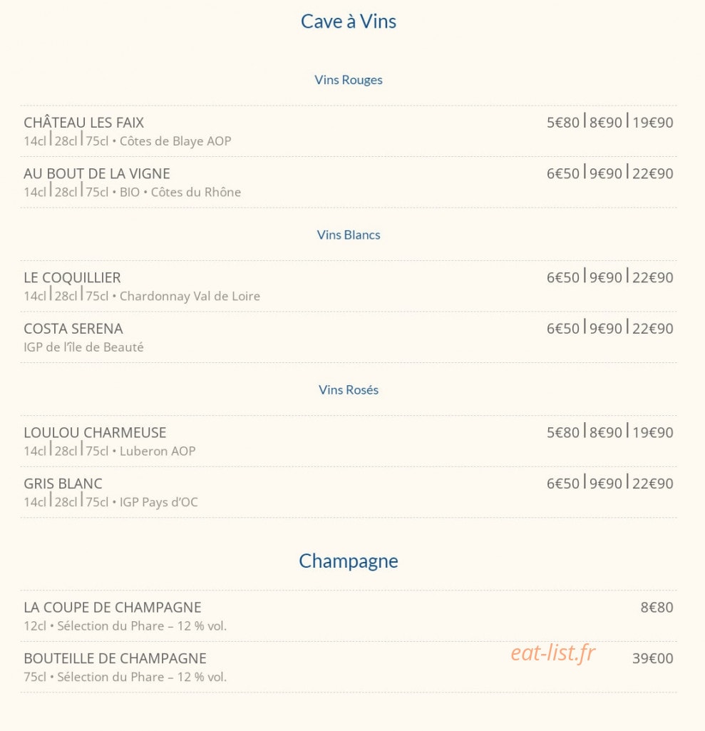 Le Phare Saint-Louis — carte page 13