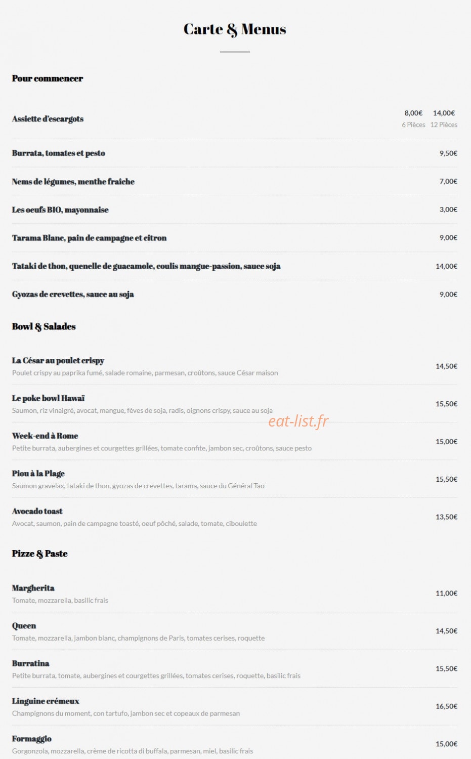 Le Piou — carte page 1
