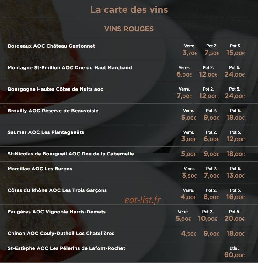 Le Toucan — carte page 6