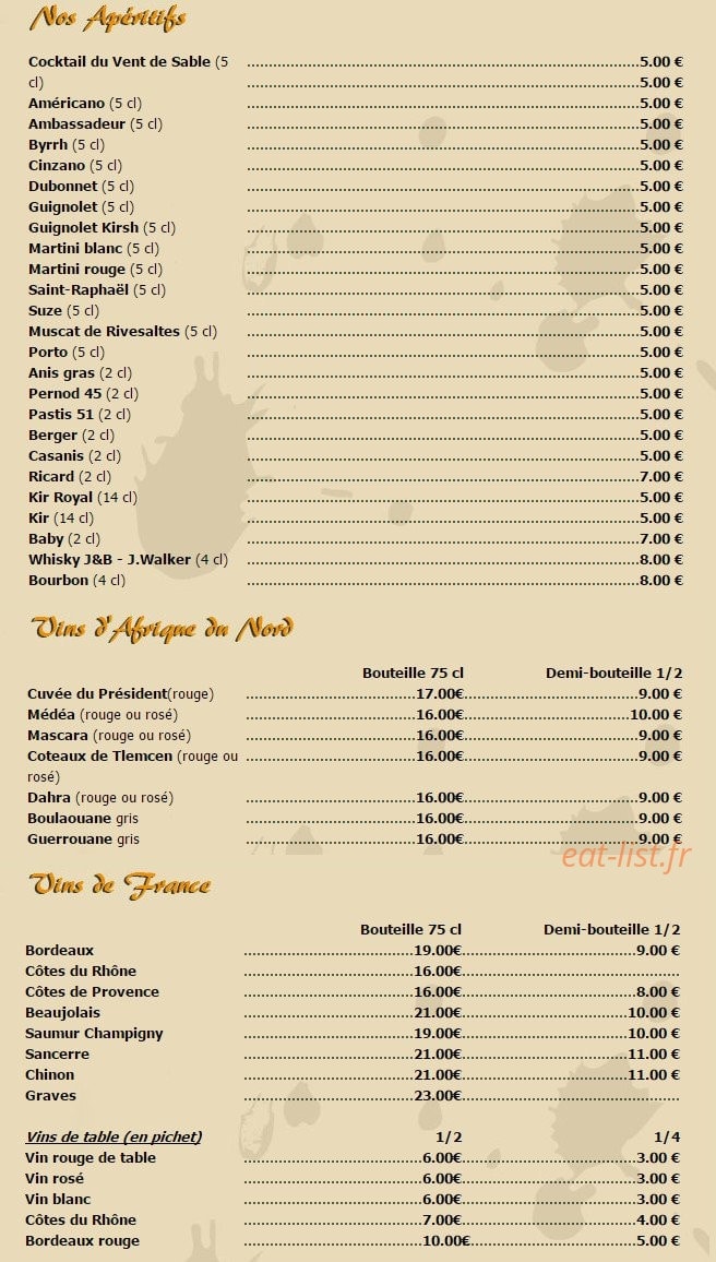 Le vent de sable — carte page 4