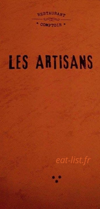 Les Artisans — carte page 1