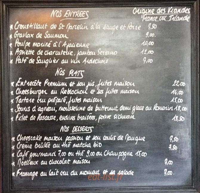 Les As Os — carte page 1