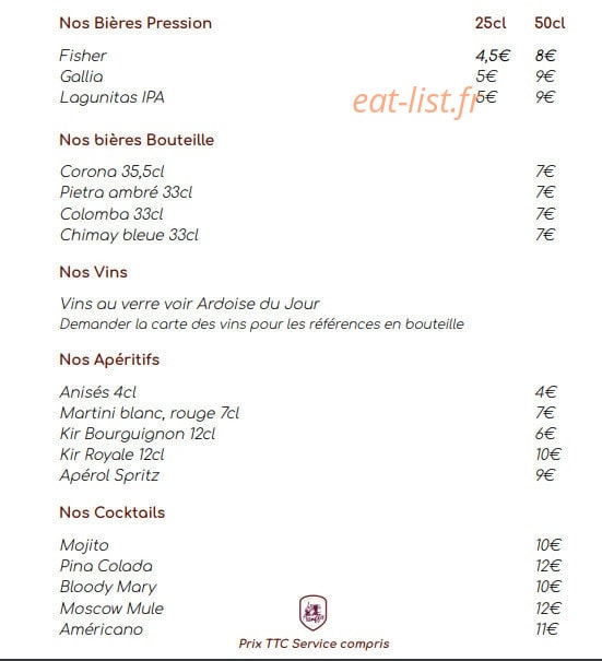 Les Assoiffés — carte page 9