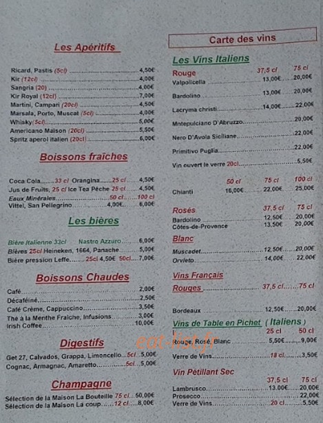 Les Comédiens — carte page 6