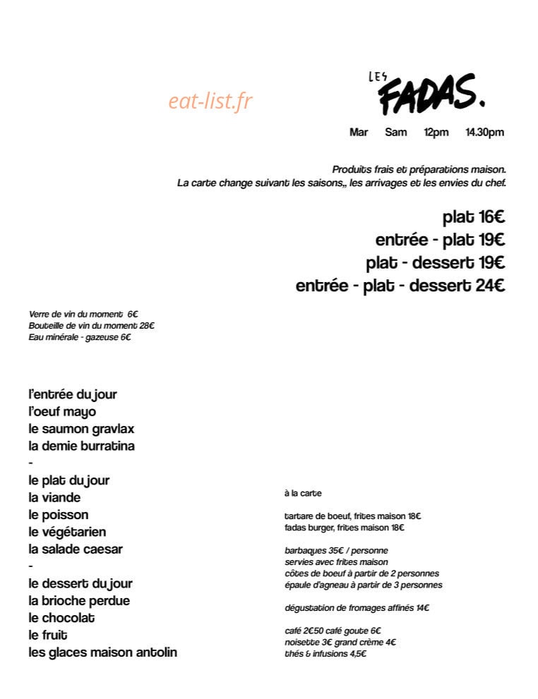 Les Fadas — carte page 2