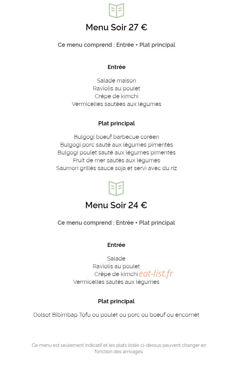 Les petites dalles — carte page 1