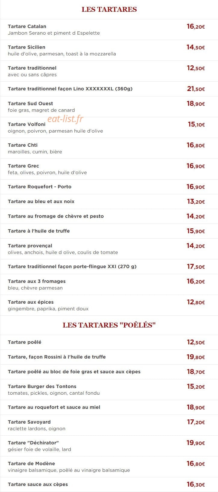 Les Tontons — carte page 5