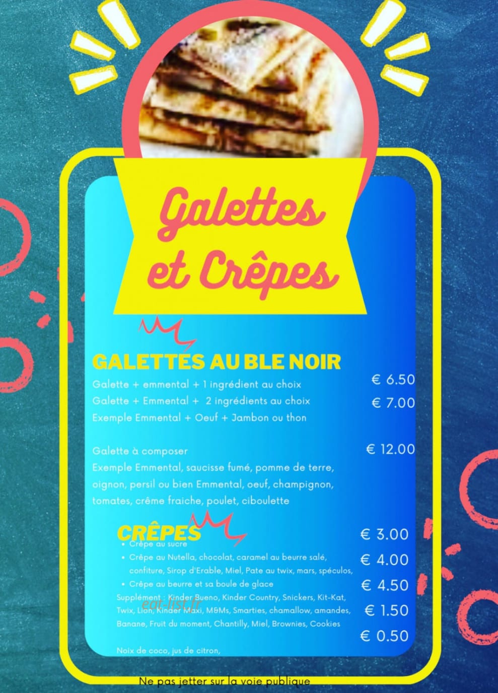 Libre & Bon — carte page 1