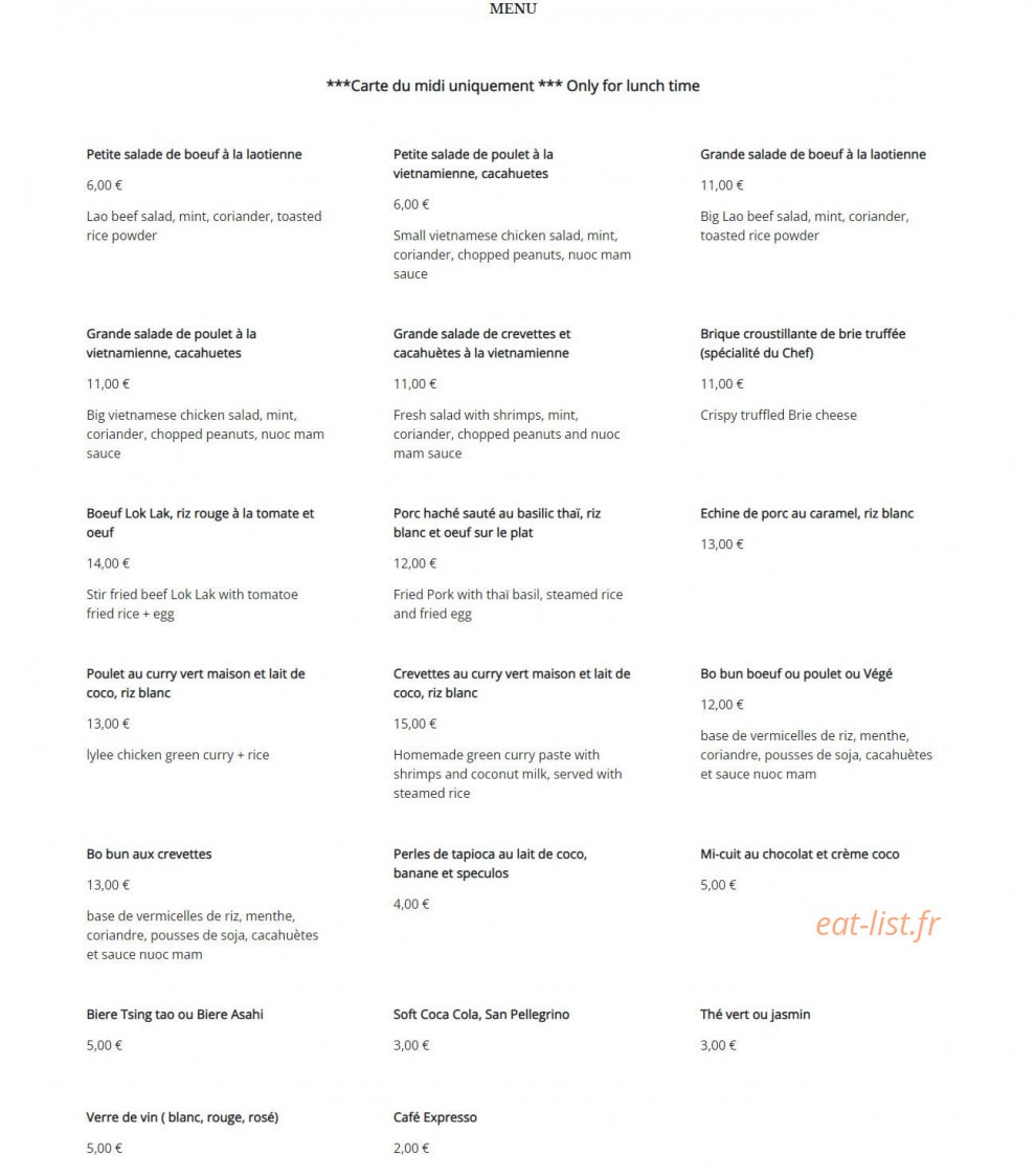Lylee — carte page 1