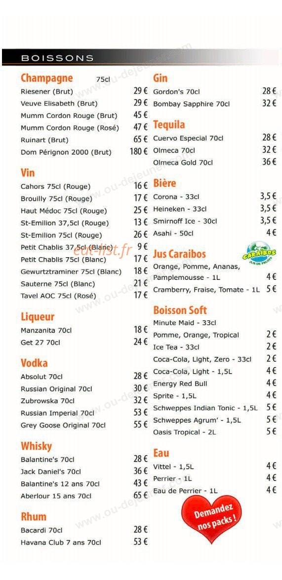 maki night — carte page 5