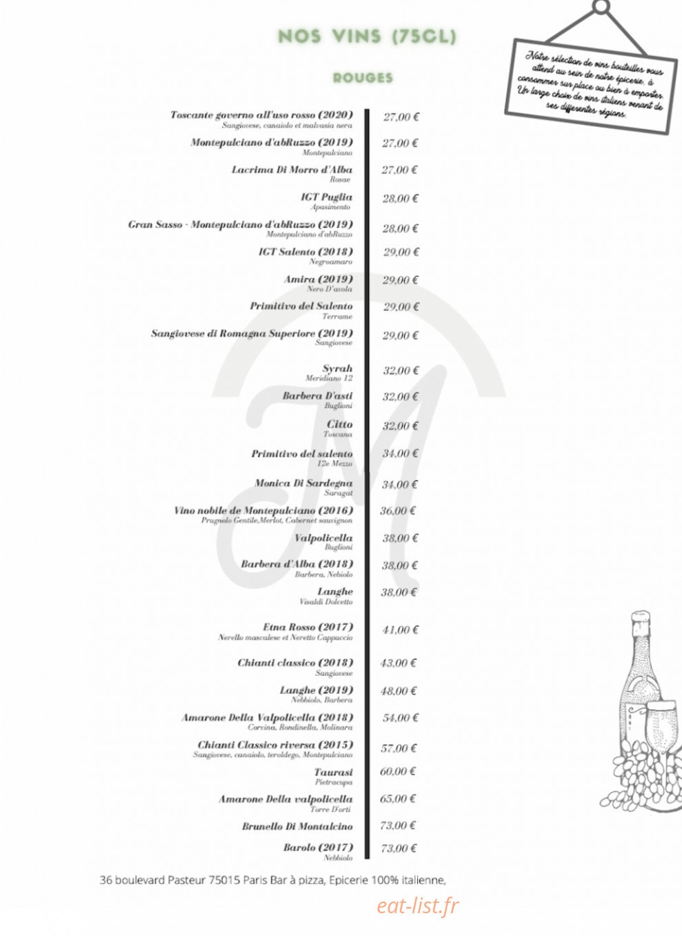 Mille Grazie — carte page 4