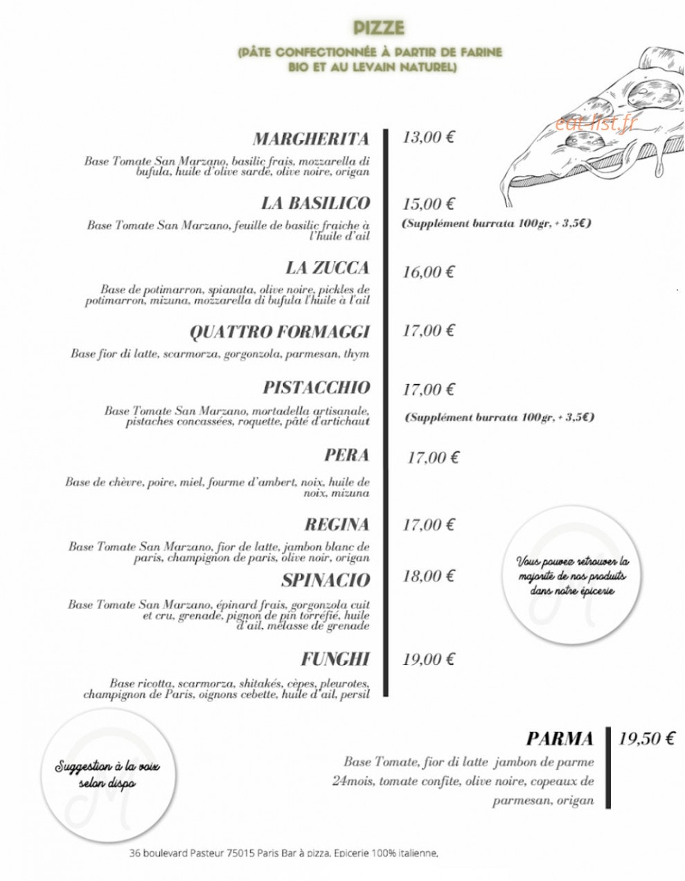 Mille Grazie — carte page 3