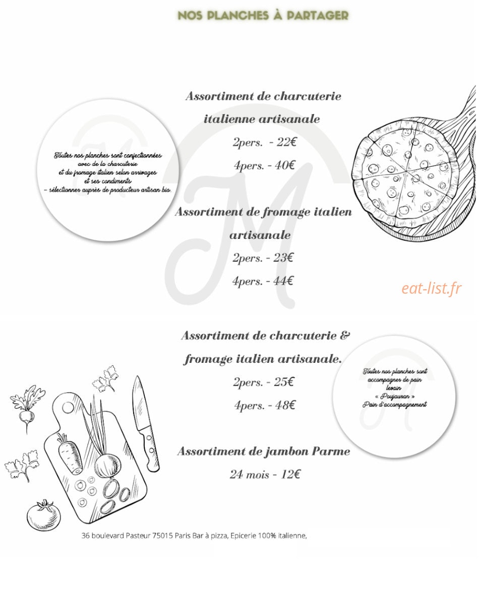 Mille Grazie — carte page 2