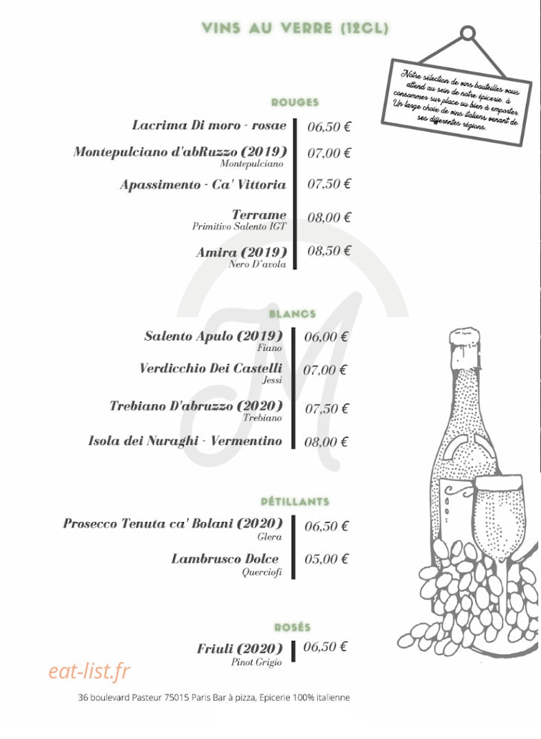 Mille Grazie — carte page 6
